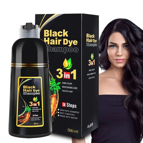 Image of SHAMPOO UNISEX CUBRE CANAS ARGAN NEGRO